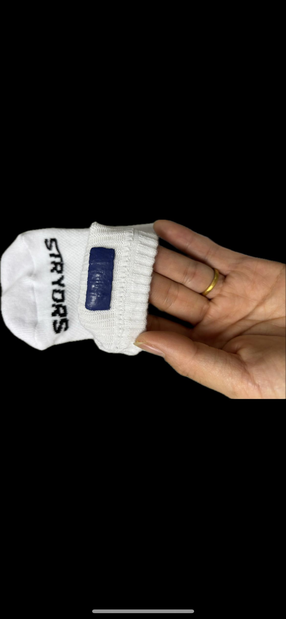 "Performance grip socks close-up view showing anti-slip technology"